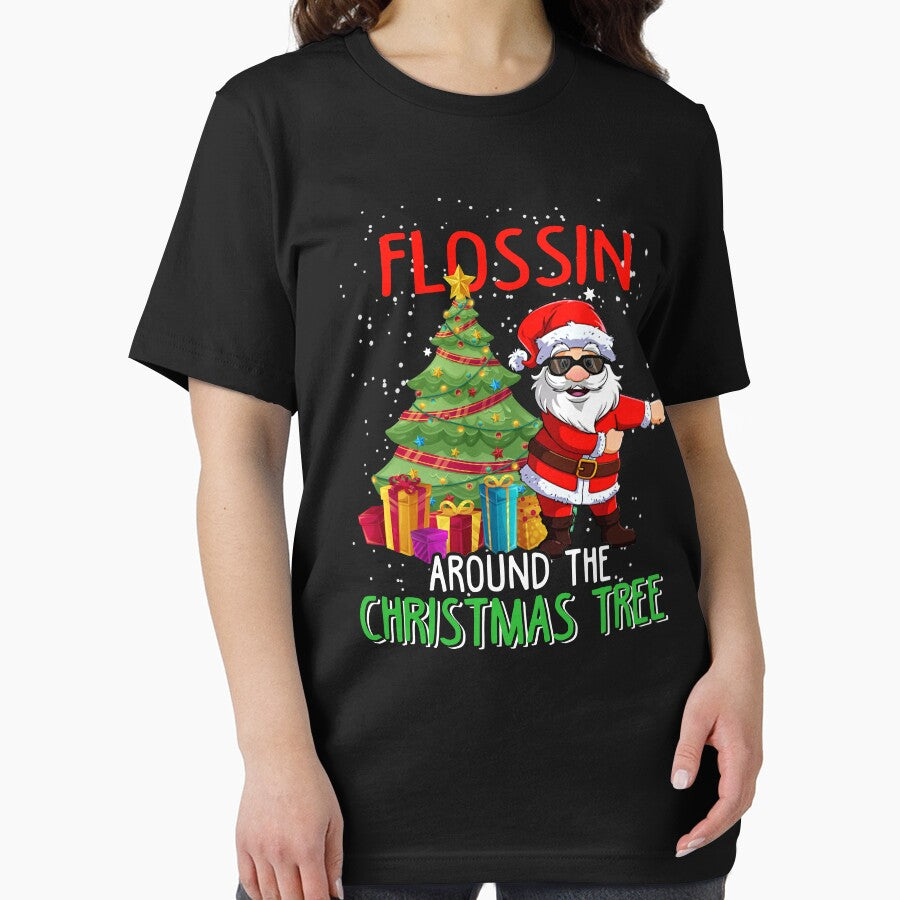 Flossing Santa Christmas Shirt, Christmas Shirt, Funny Christmas Shirt, Christmas Party Shirt by Nrlifecreations