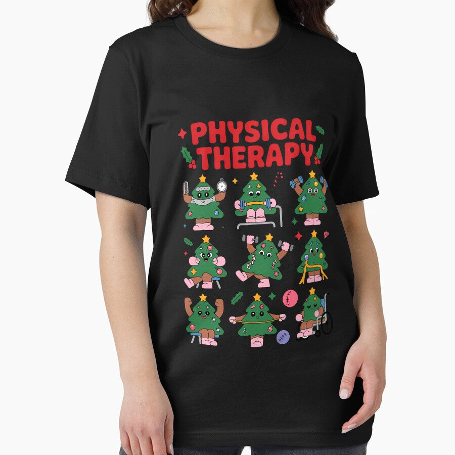 Retro Physical Therapy Christmas Cake Tree PT Funny Xmas by LunaCrazeArt