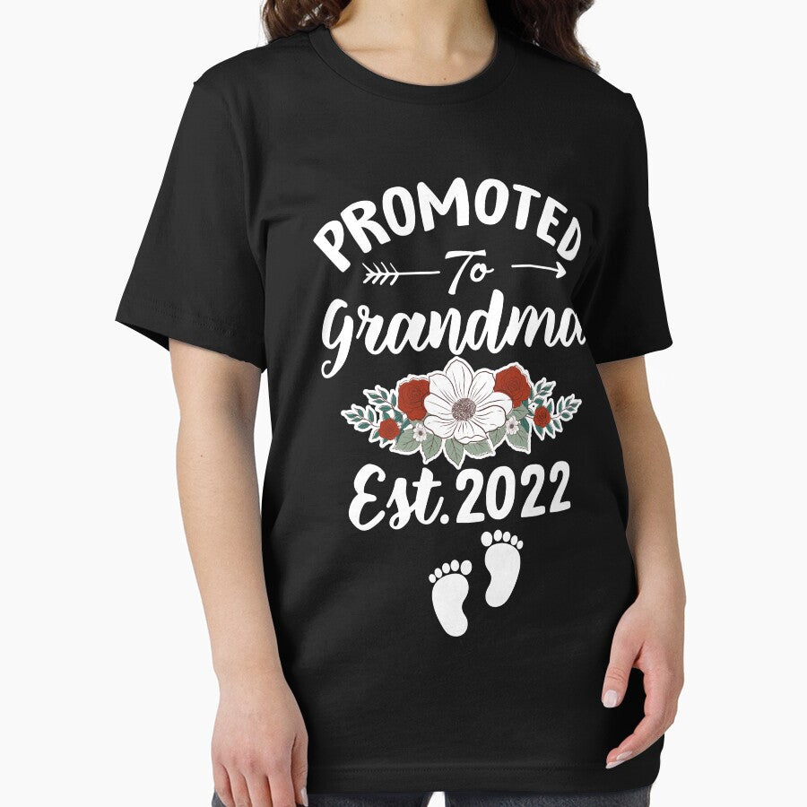Promoted To Grandma 2022 Funny Quote First Time Grandma by LAXIR