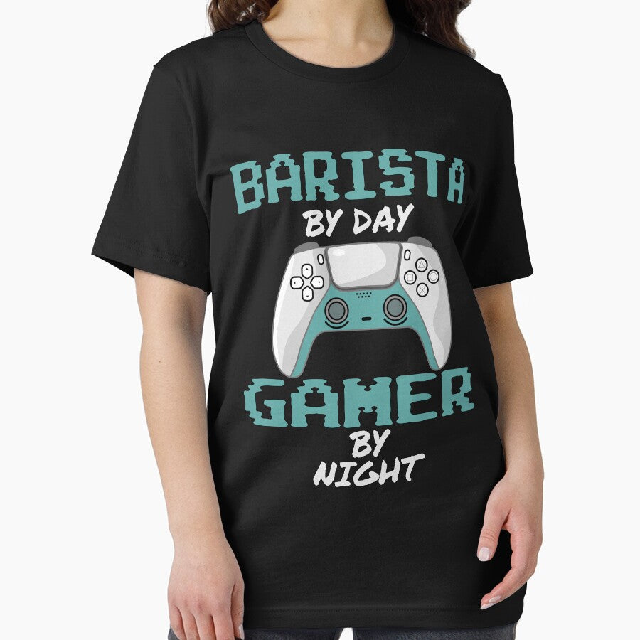 Funny Barista By Day Gamer By Night by LifeGoods103