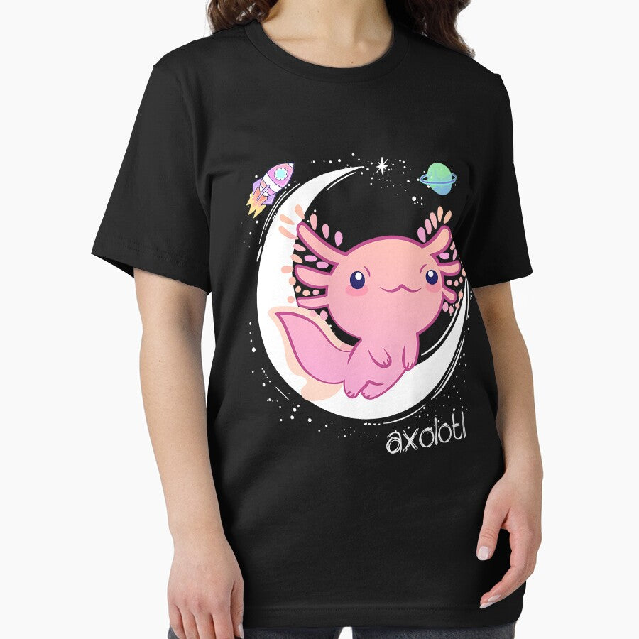 Space Axolotl Kawaii by xmjajd