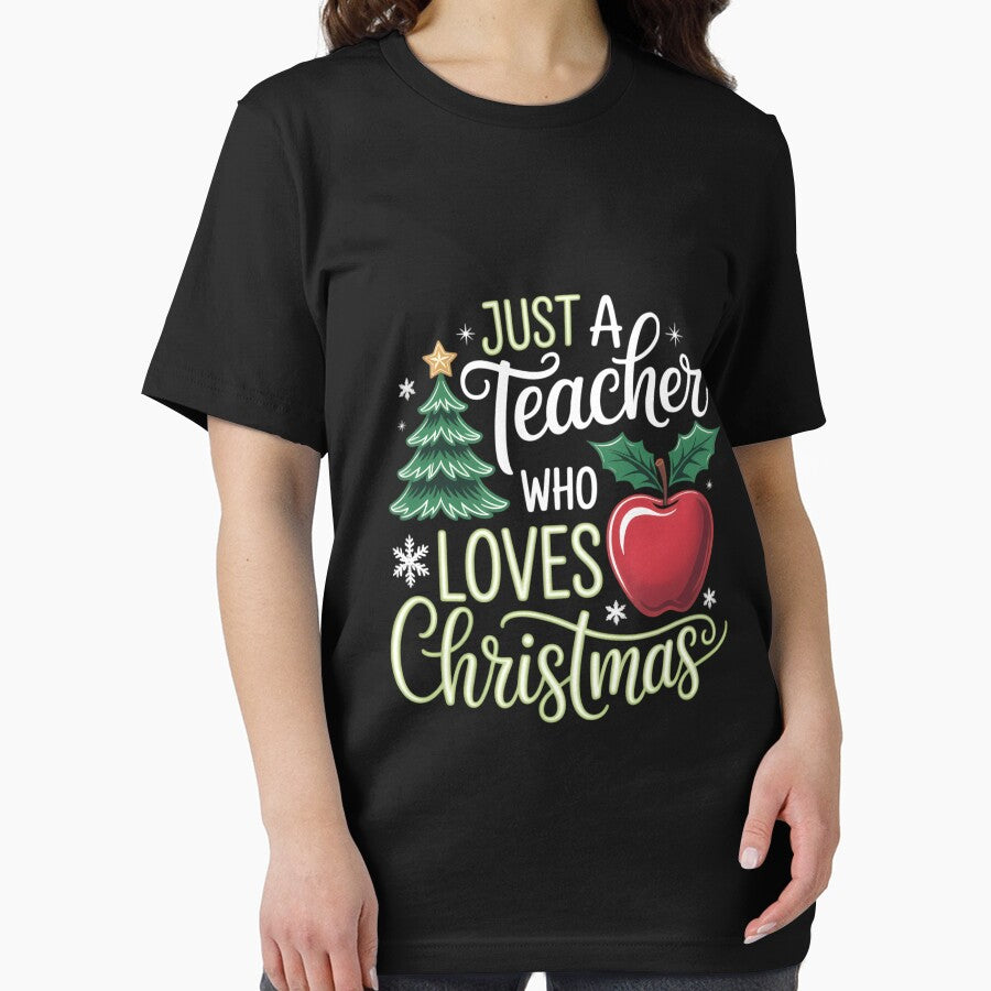Teacher Christmas Just a Teacher Who Loves Christmas by ValerieRodrigue