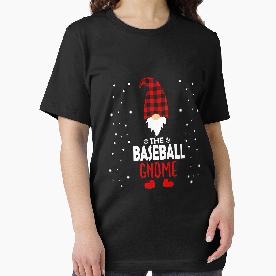Christmas Baseball Gnome Red Plaid Gift by Ibu83