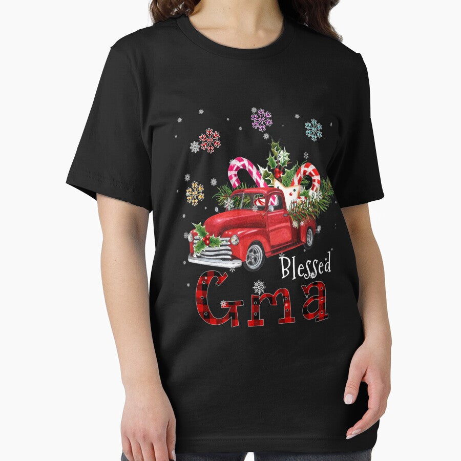 Blessed Gma Christmas Red Truck Gift For Grandma by ainegonza