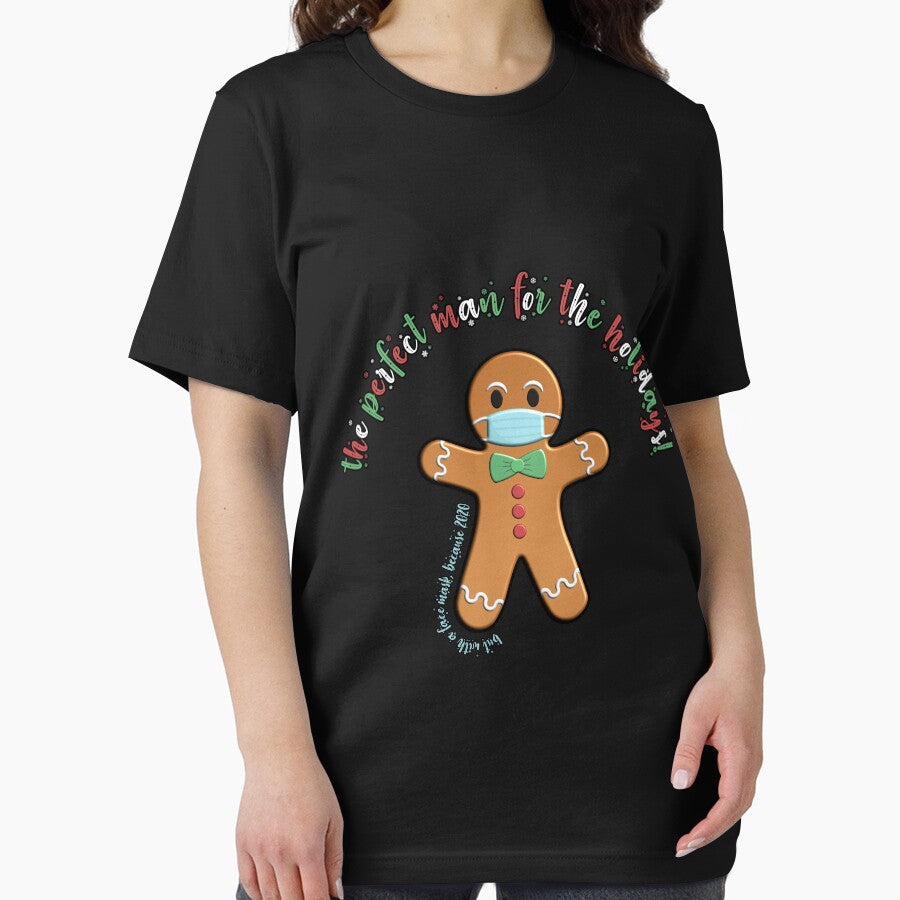 Gingerbread Man - with mask on, because 2020 by Happy Puppy Print On Demand