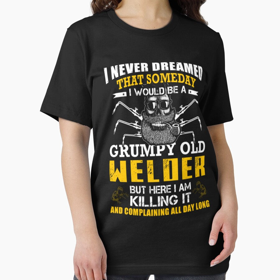 Grumpy Old Welder by aryagiri