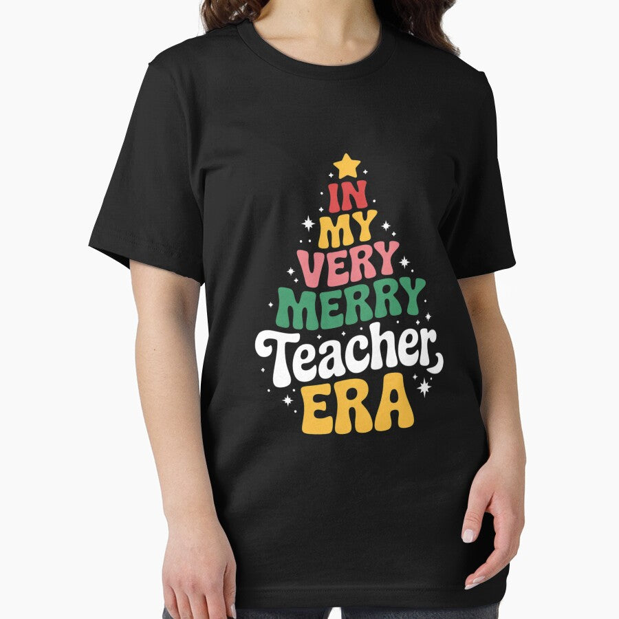 In My Very Merry Teacher Aide Era Christmas Groovy Matching2 by angolinnArt