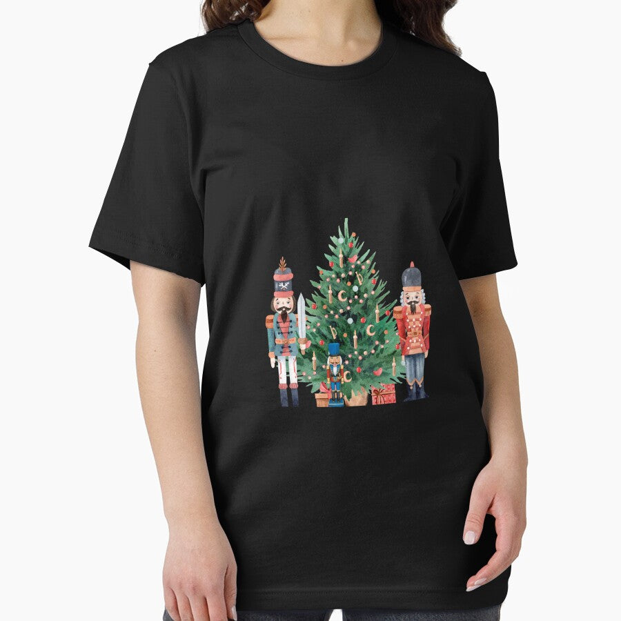 Watercolor Nutcrackers and Christmas Tree by silviaol