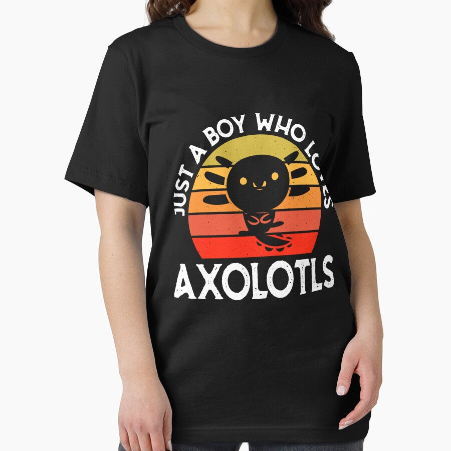 Retro 90s Axolotl Axolot Newest Axolotl Classic Questions Just a boy who loves axolotls by Designandlove