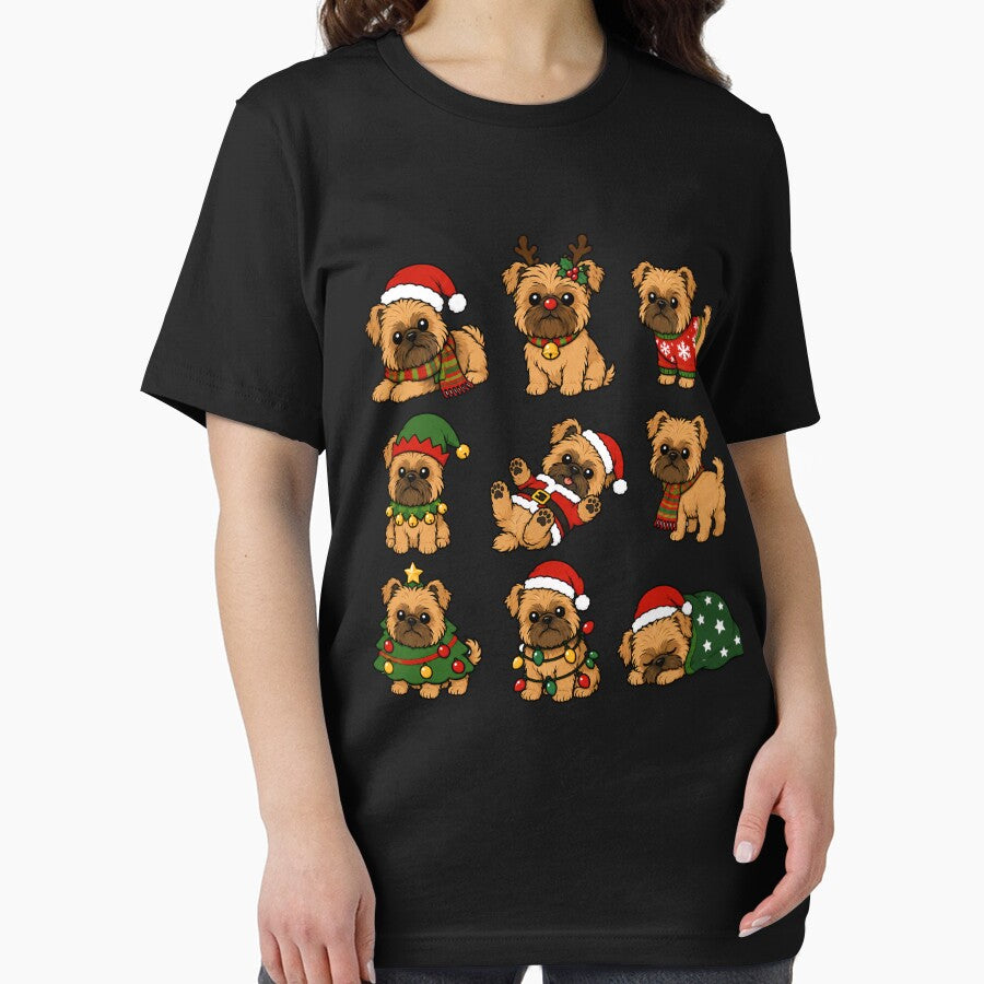 Funny Brussels Griffon Dog Christmas Holiday Xmas Mom Dad by rafaeltto