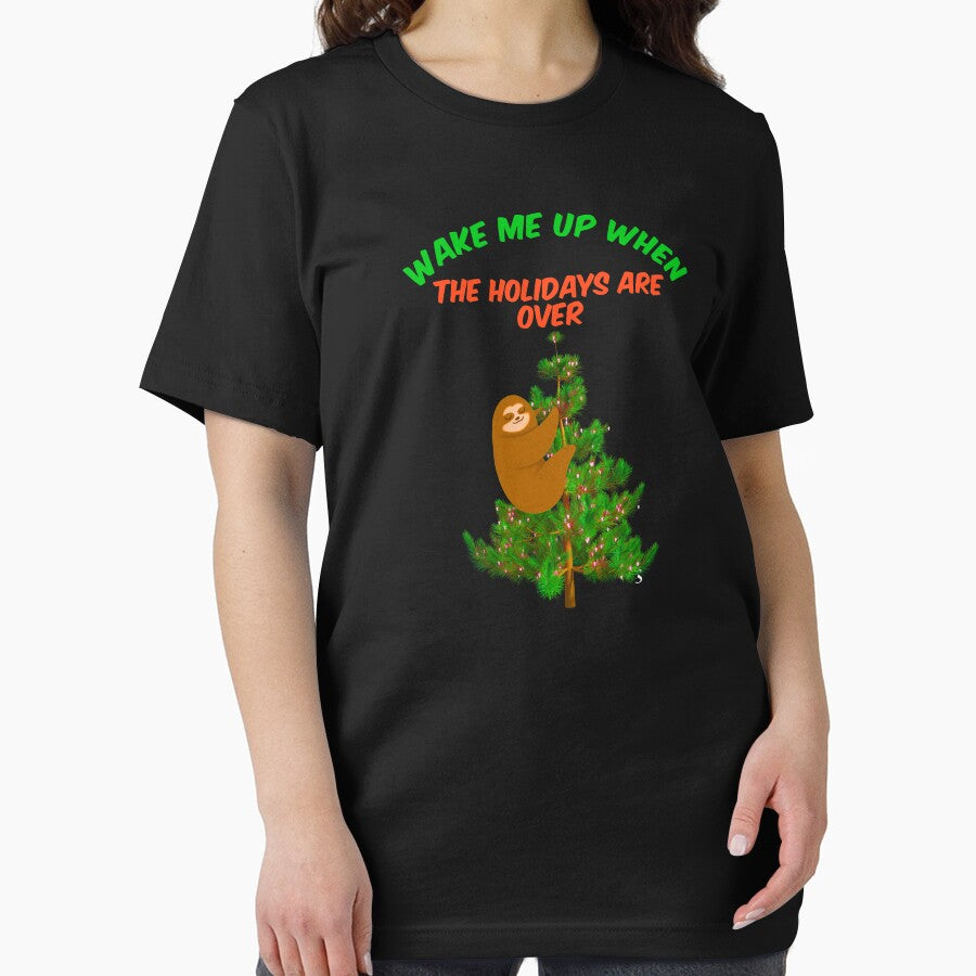 Christmas Tree sleeping Sloth by bradm50