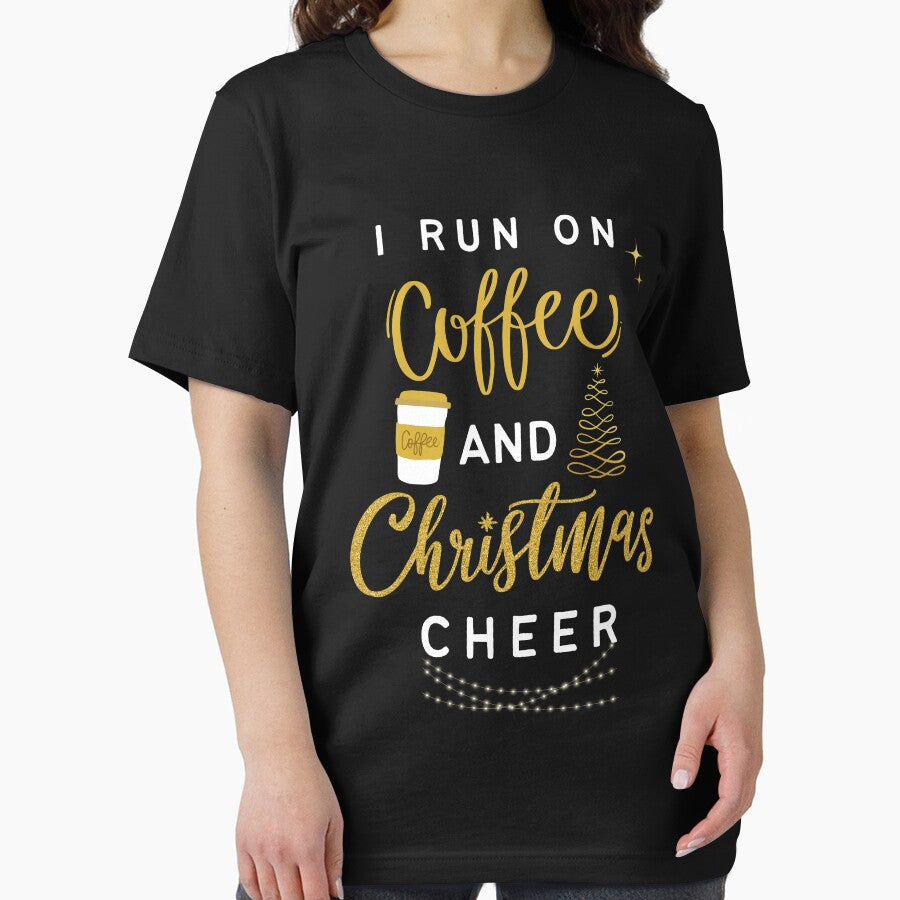 I Run On Coffee And Christmas Cheer - Merry Christmas Gift by ZACK ART
