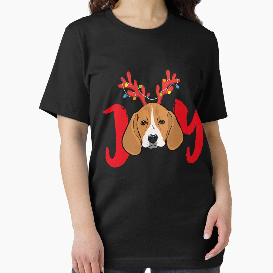 Beagle Dog Xmas Christmas Reindeer Antlers Light by vilily