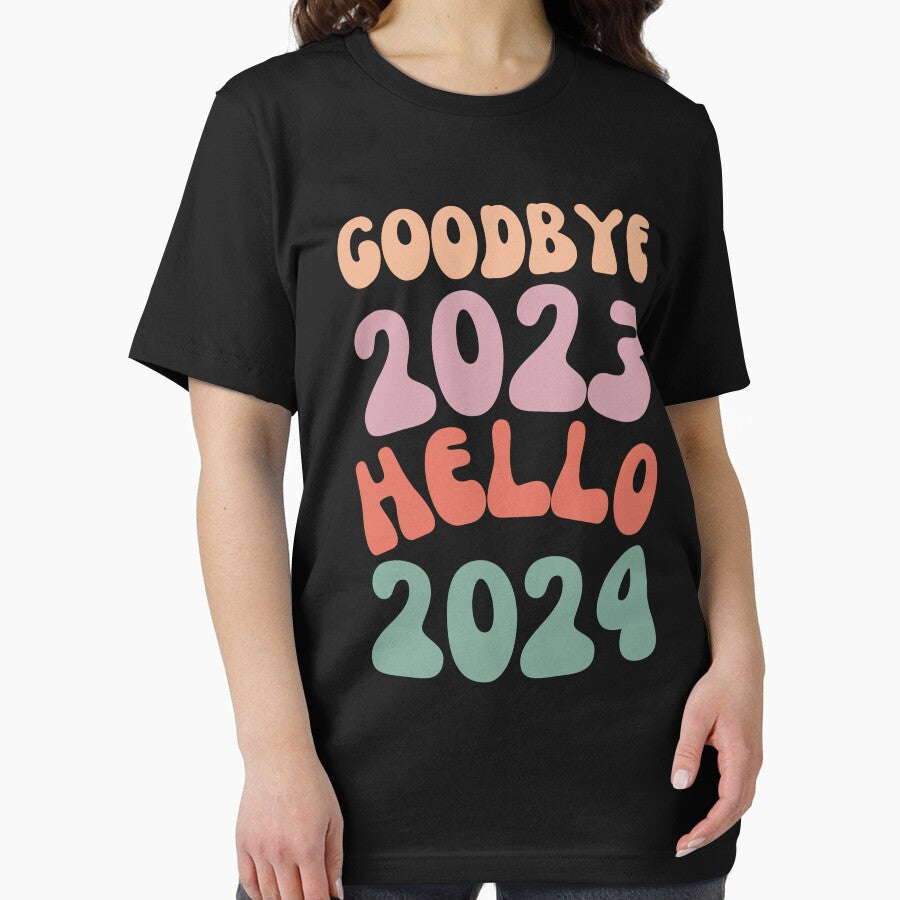 goodbye 2023 hello 2024 by first-shirt ⭐ ⭐ ⭐ ⭐ ⭐