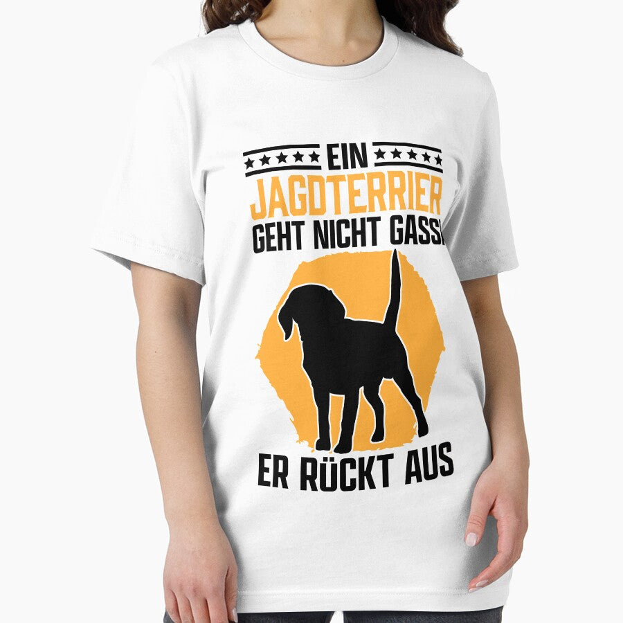 German Jagdterrier go for a walk hunting dog saying by madgrfx