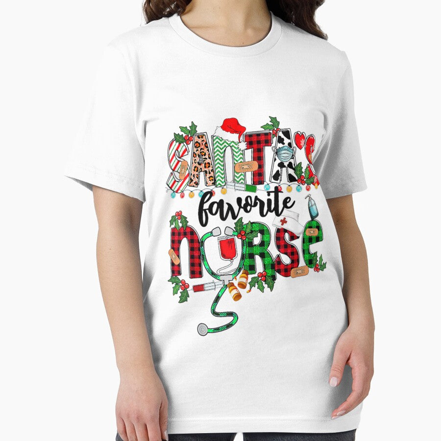 Favorite Christmas Retro Classic Vintage Santas Nurse Merry by Olincristie