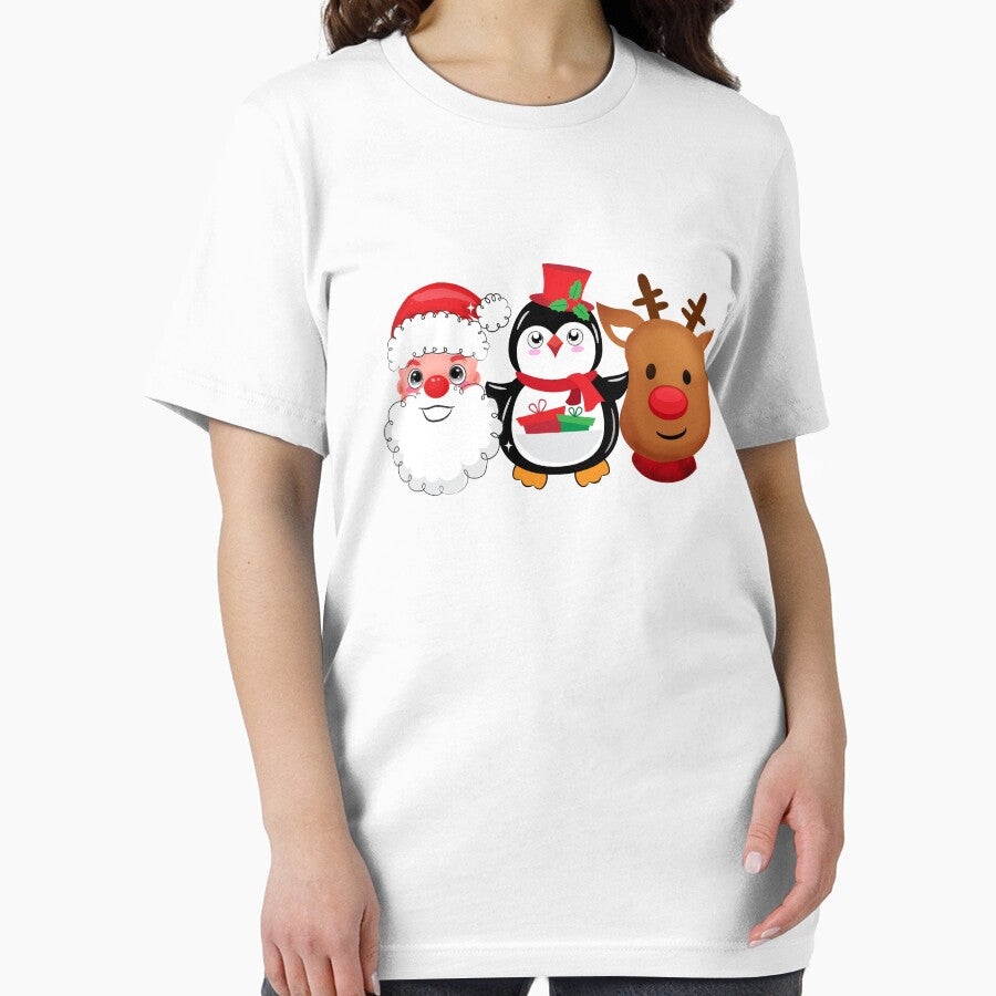 Merry Christmas Santa Reindeer Penguin by MisPuHoney