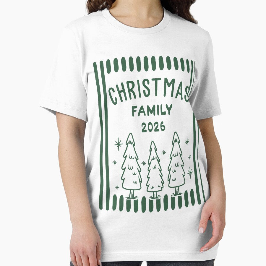 Christmas Family 2026 Shirts Matching Family Xmas Holiday Pajamas Top Tee by LessIsLoud