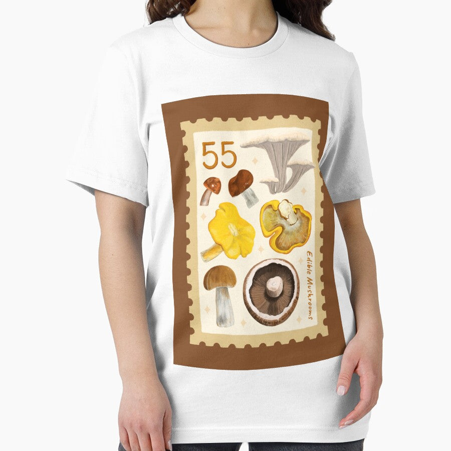 Edible Mushrooms Stamp by SarahWhittle