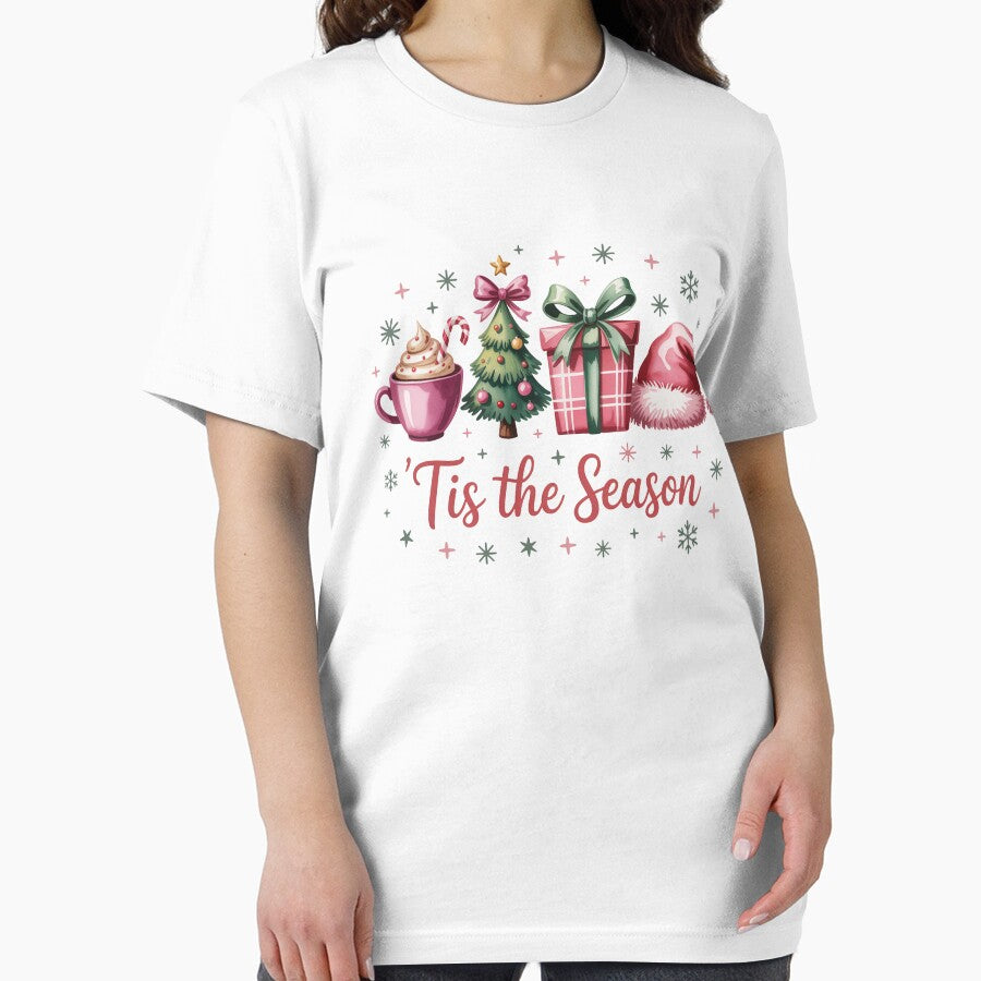 Tis The Season Christmas Sweatshirt | Cozy Holiday Pullover | Cute Winter Aesthetic Outfit | Festive Gift for Her 2025 | Christmas Graphic Sweater by sweary12