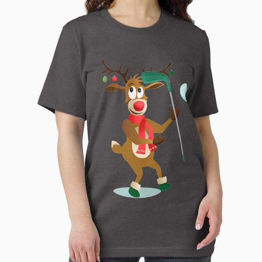 Reindeer Golf Christmas Shirt, Christmas Shirt, Funny Christmas Shirt, Christmas Party Shirt by Nrlifecreations