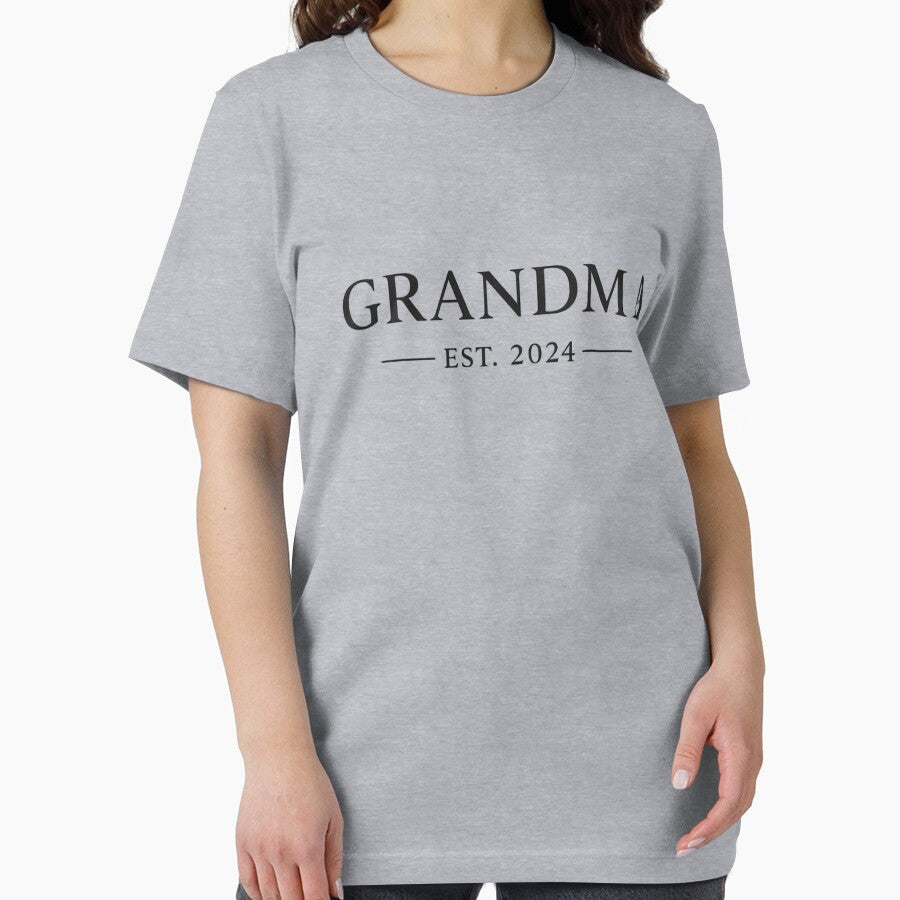 Grandma Est Minimal Grandma Shirt | New Grandma Gift by TKOprintdesigns