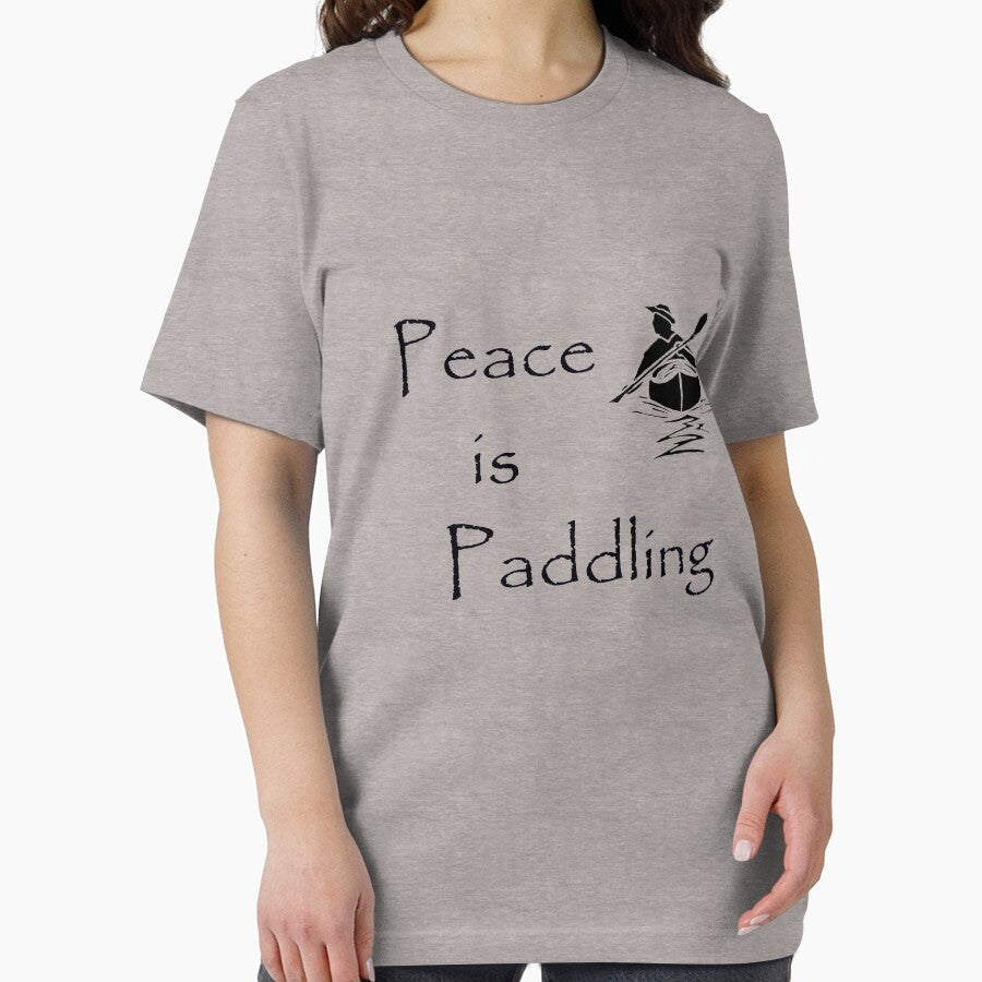 Peace is Paddling Solo by Valkyriecraft