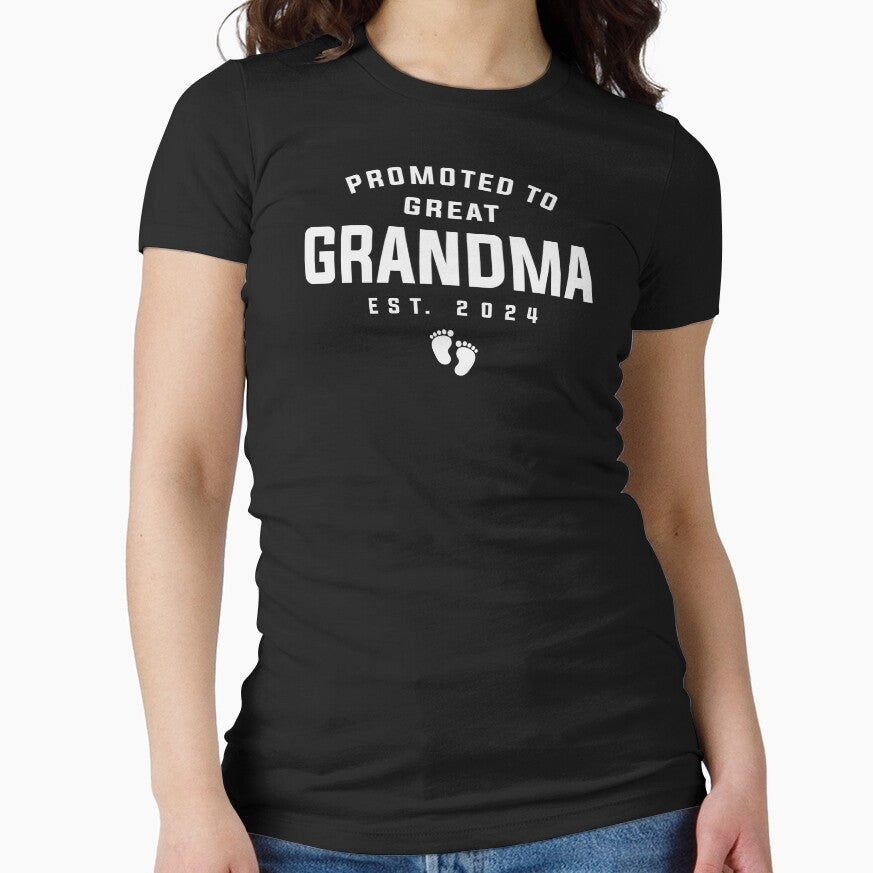 Promoted To Great Grandma To Be Est 2024 by cidolopez