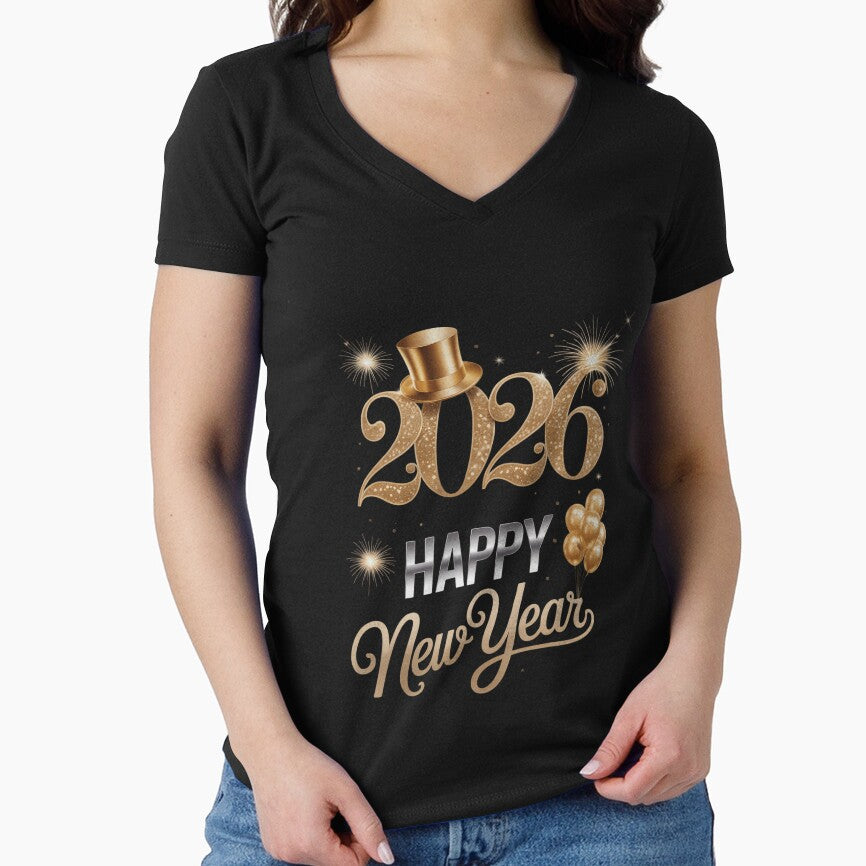 Happy New Year 2026 Goodbye 2025 Hello 2026 Cheers Year of the Horse Holiday by IdunayaStore