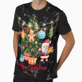 christmas approaching, cut chrismas, Retro Holiday shirt, Ugly sweater shirt, by Sanabelaa