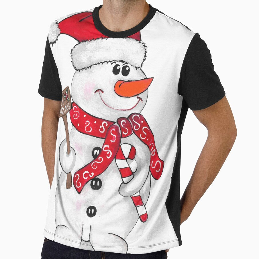 Frosty Snowman Christmas - by Sartoris Art