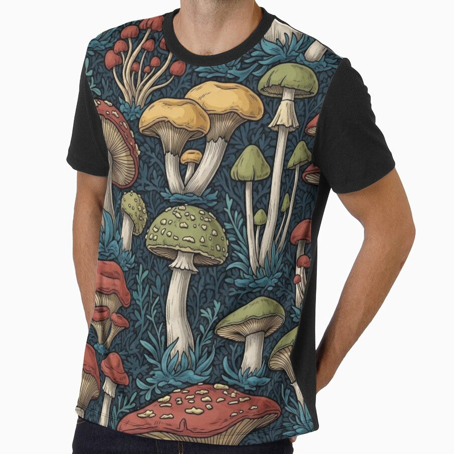 Forager dream mushroom hunting and mycology pattern by ikidyounot