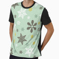 Aesthetic Christmas Snowflakes Pattern by SAVWIS