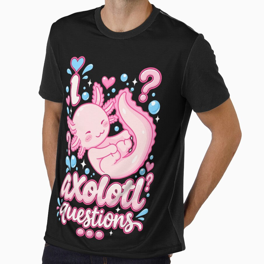 I Axolotl Questions Funny Axolotl Pun Cute Amphibian Lover by mraihan