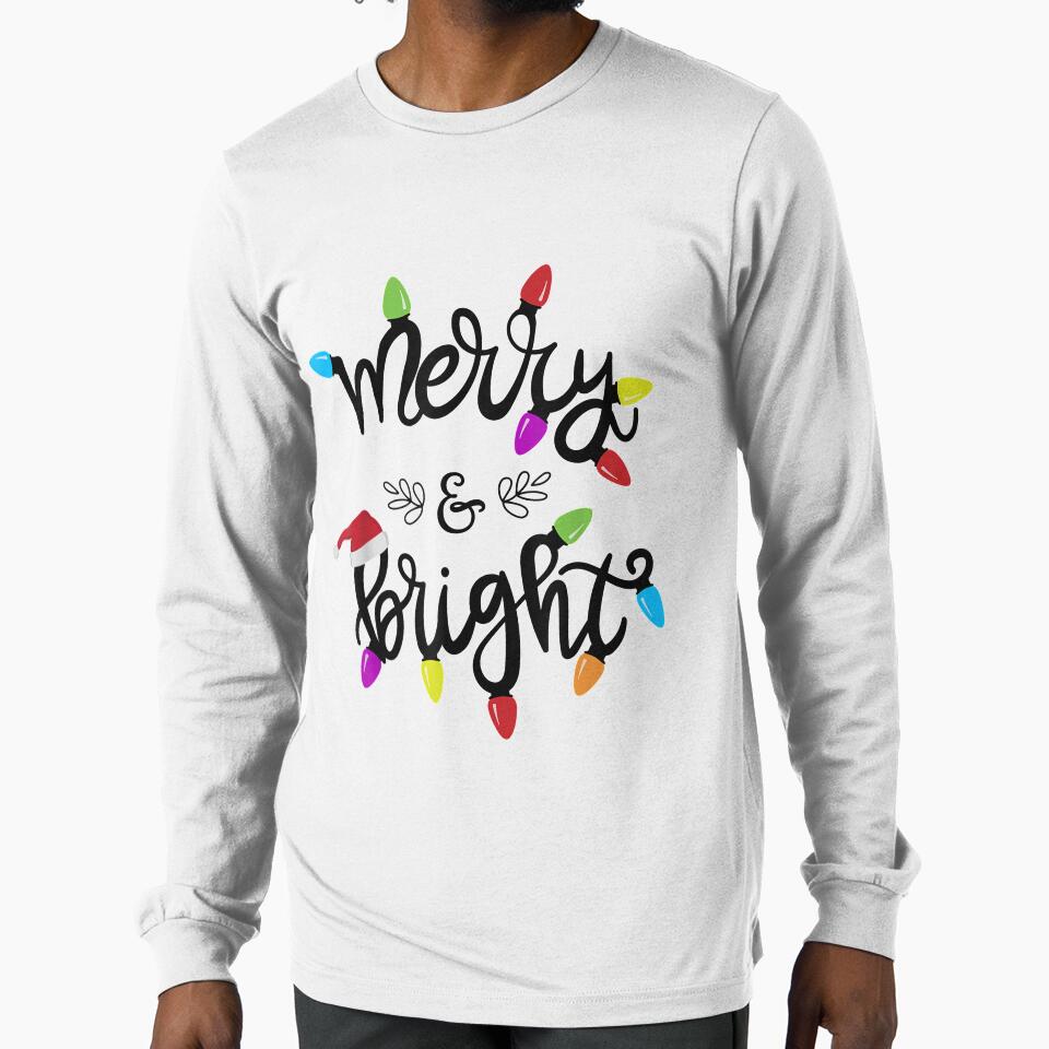 Funny Merry and Bright Christmas Lights Gift by blockerbab