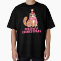 Meowy Christmas cute Christmas cat illustration by Yarafantasyart