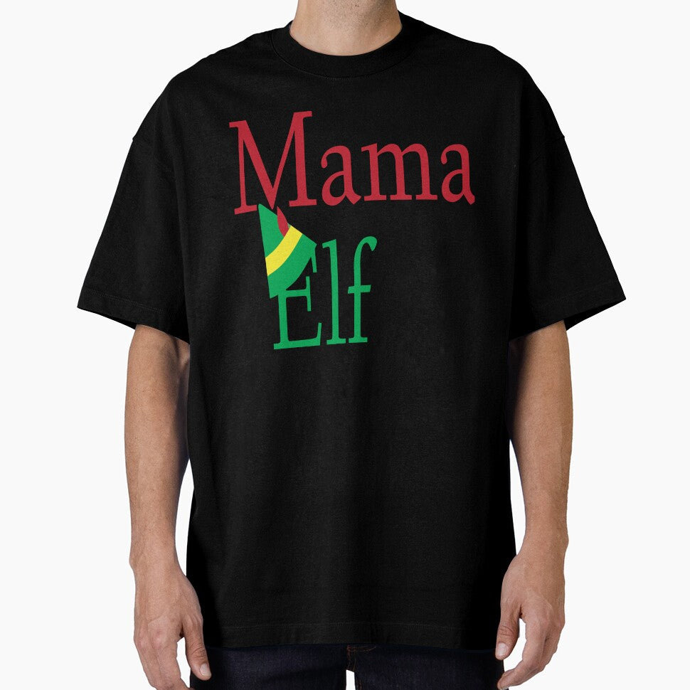 Mama Elf Funny X-mas Sweet Santa X-mas Gifts Kids Boys Girls Men Women Essential T-Shirt by mira031128