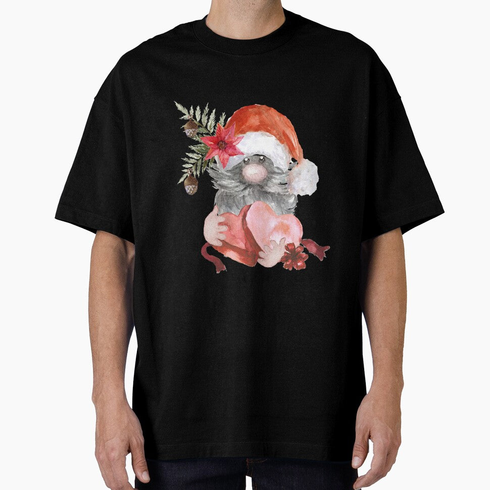 Christmas gnome.Watercolor Santa Claus gnome.Christmas elf by Marina Braga  Artista en acuarela y diseñadora gráfica