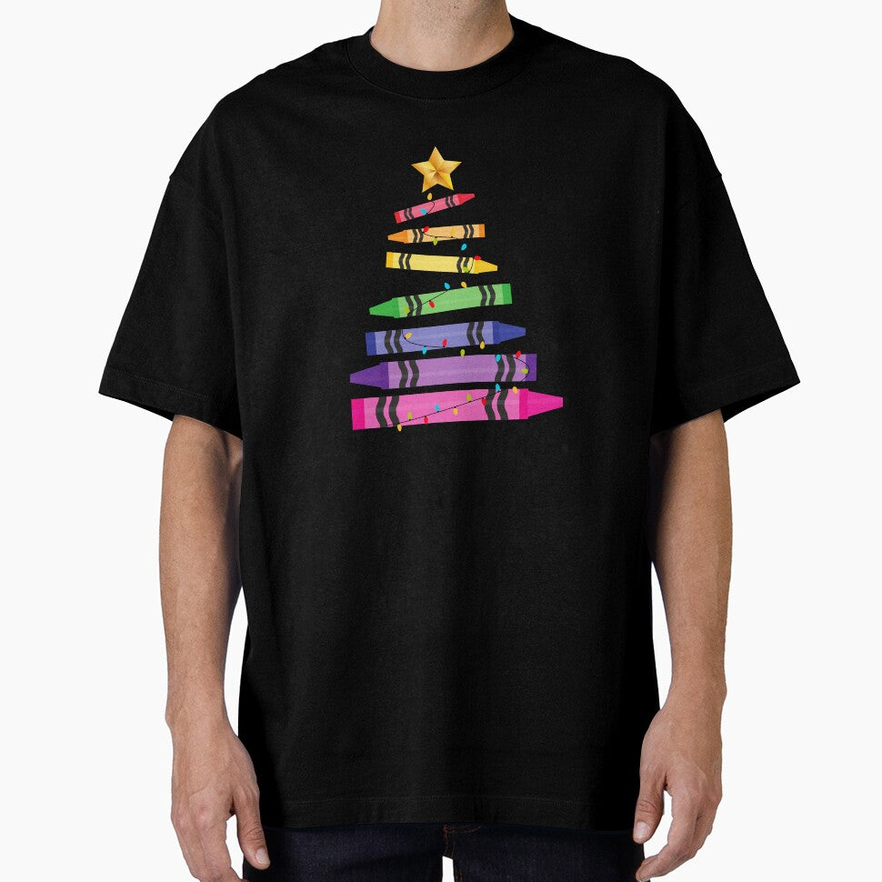 Crayon Christmas Tree Design by CreateEducate