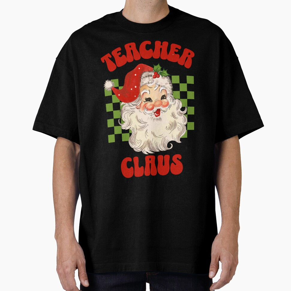Teacher Claus Christmas Cute Santa Teacher by NoonMoonApparel