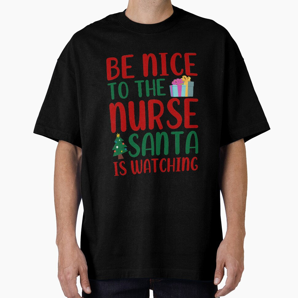 Be Nice To The Nurse Santa Is Watching by SewnMemories