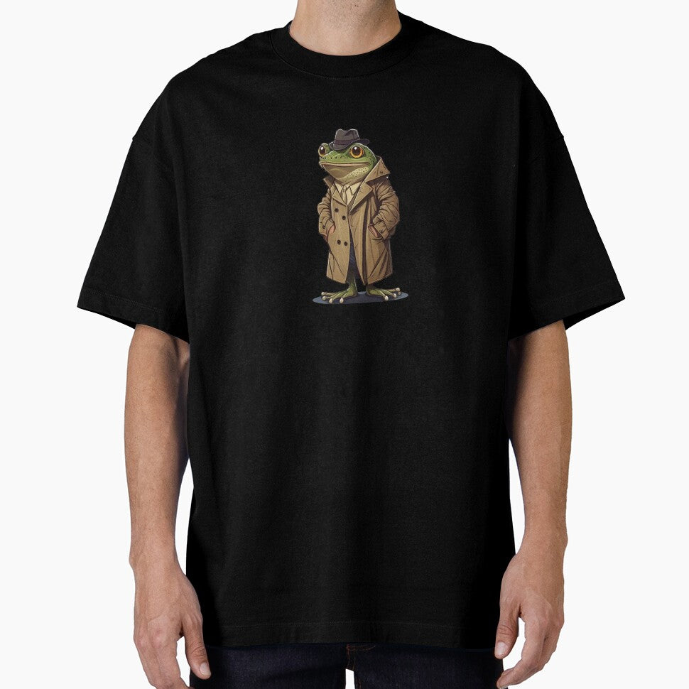 Detective frog by myabstractmind