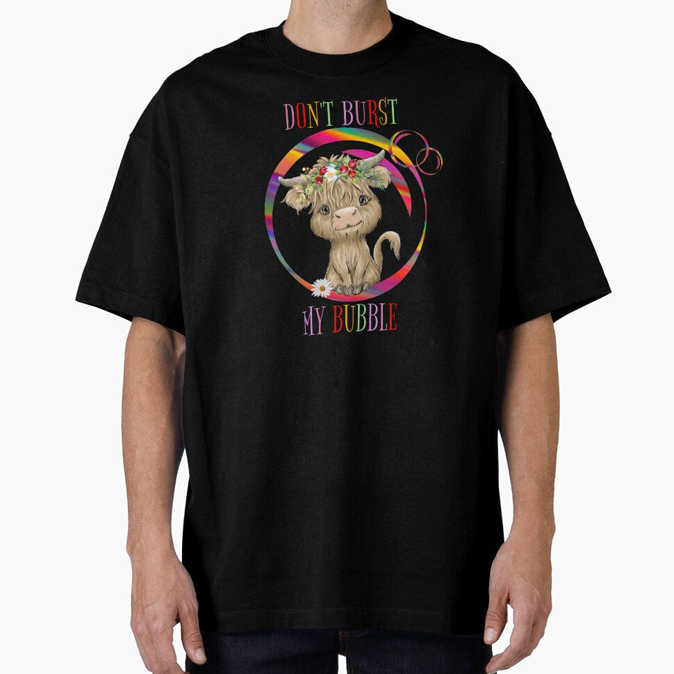 DON'T BURST MY BUBBLE with Highland Cattle by Paulele