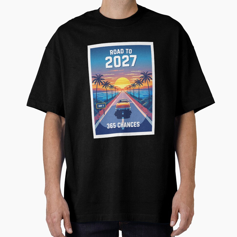Road to 2027 - Retro Sunset Road Trip California by ProjetF