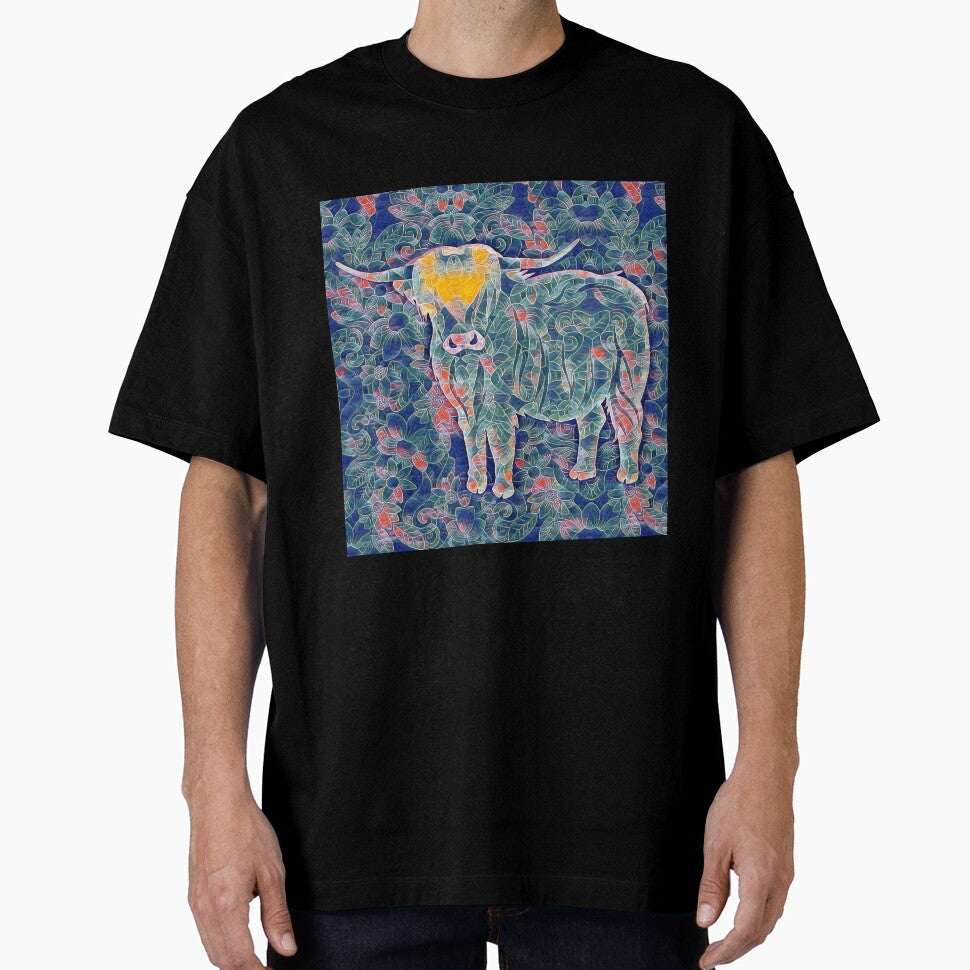 The colorful Highland Cow - Highland Cattle fans gift by Dubbra