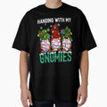 Hanging With My Gnomies Xmas Lights Gnome Funny Christmas by TGMerwin