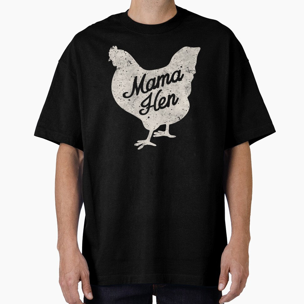 Mama Hen Chicken Lover Mom Cute Grunge Design by alenaz