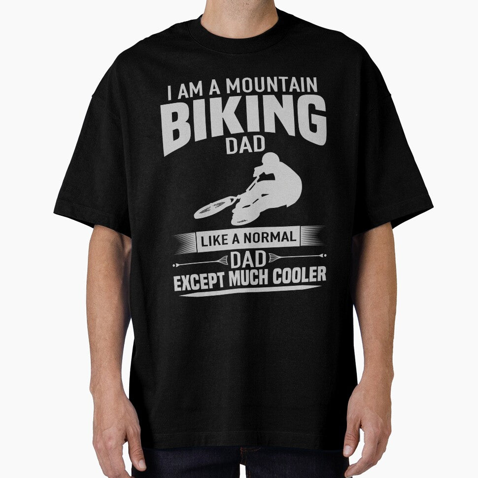 Dad biking by mag-graphic