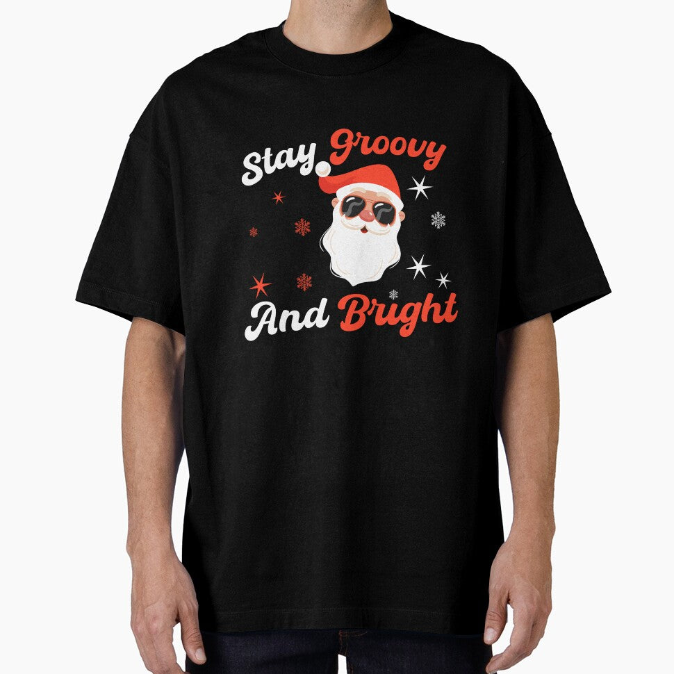 funny stay groovy and bright Santa by soufone