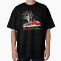 Merry Christmas Red Truck Christmas Tree Lights by lishakaren